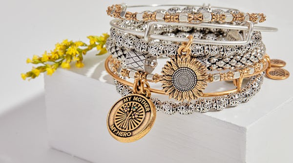 sunflower and sun charm bracelets