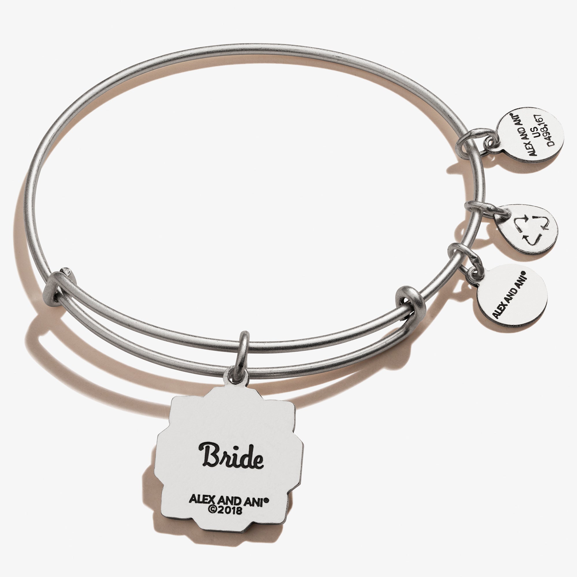 Mother of the Bride Crystal Charm Bangle - Alex and Ani