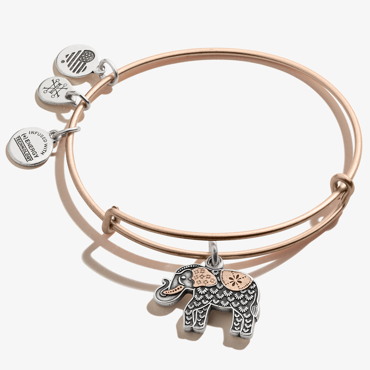 Silver Bracelets Elephant Gift Stacking Bracelets Beaded Bracelets Elephant Charm Bracelet