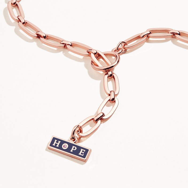 'Hope' Charm Toggle Necklace