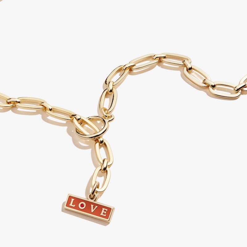'Love' Charm Toggle Necklace