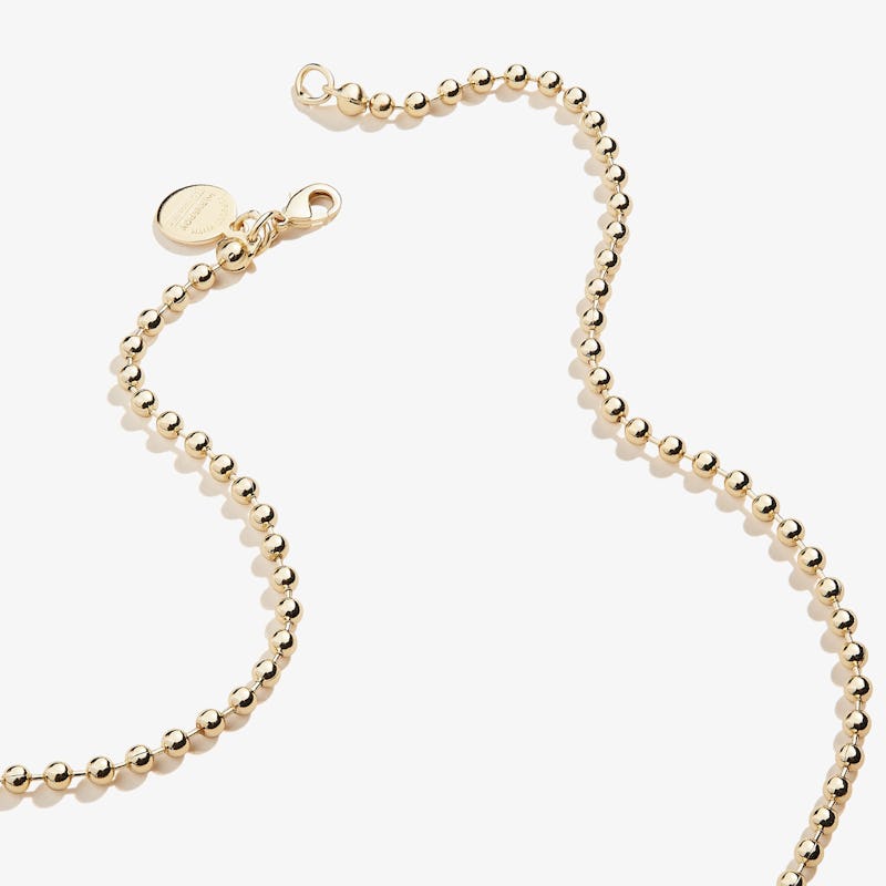 Ball Chain Necklace, Gold
