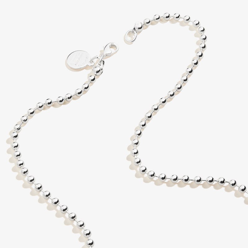 Ball Chain Necklace, Silver