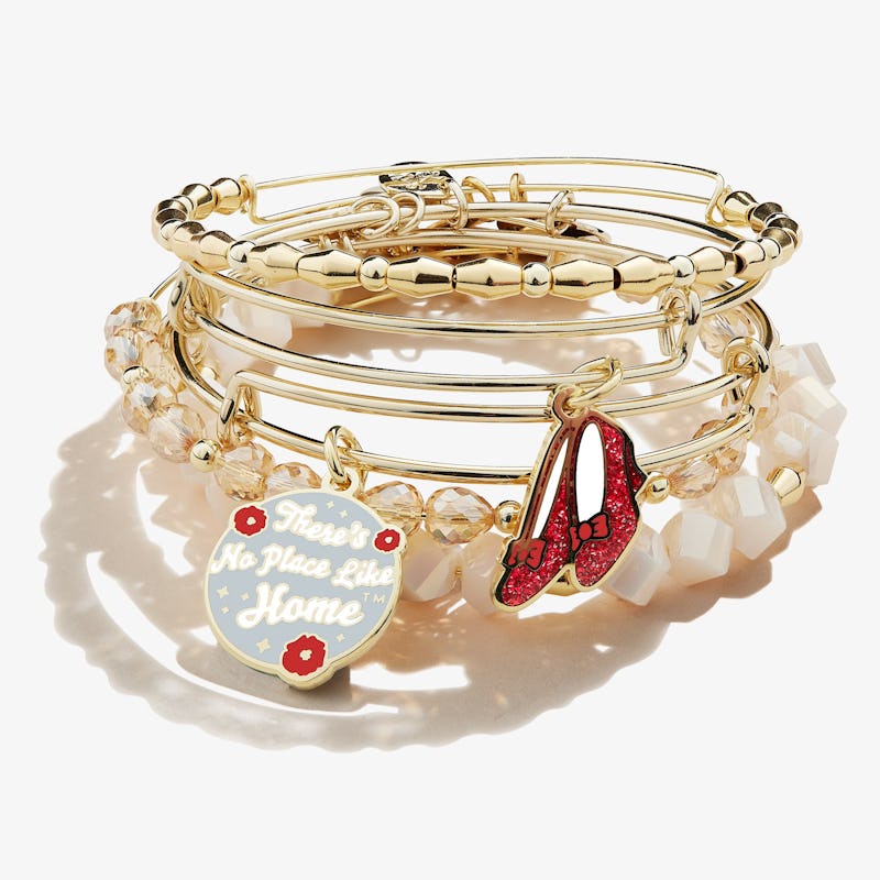 Wizard of Oz™ 'There’s No Place Like Home' Charm Bangle, Set of 5