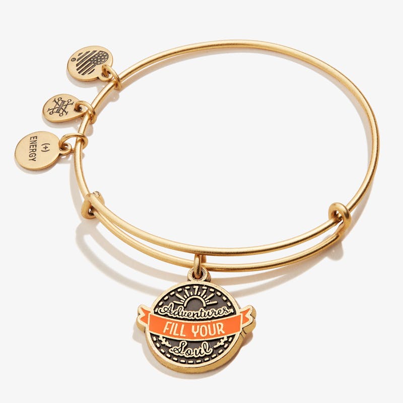 'Adventures Fill Your Soul' Charm Bangle