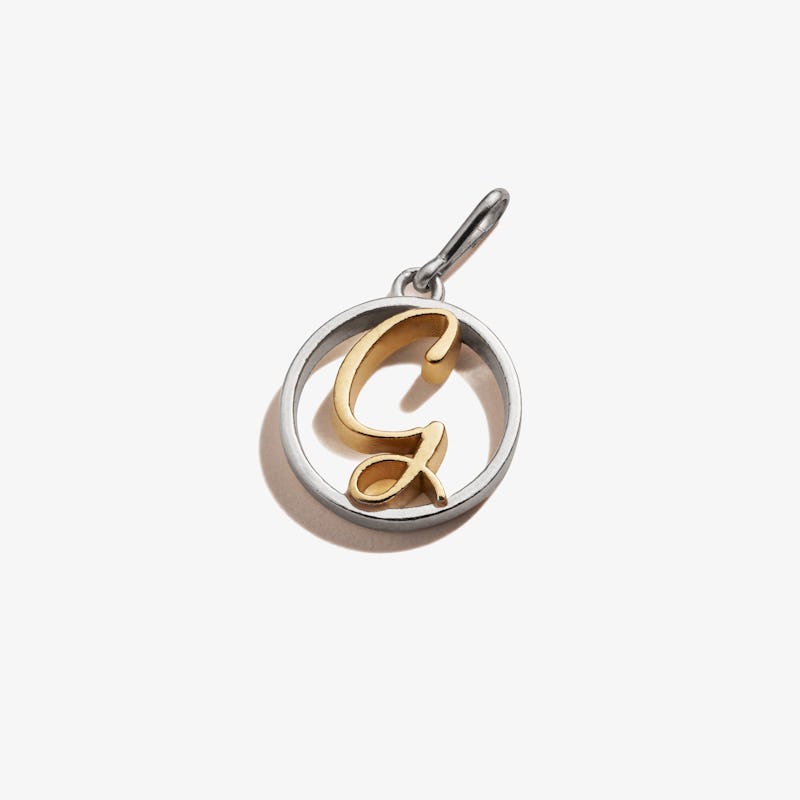 Initial G Charm, Two-Tone