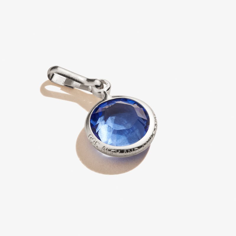 September Sapphire Birthstone Charm, .925 Sterling Silver, Alex and Ani