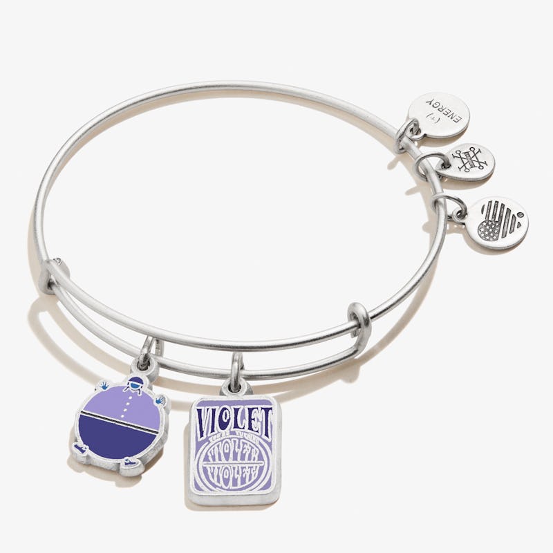 Willy Wonka 'Violet' Duo Charm Bangle