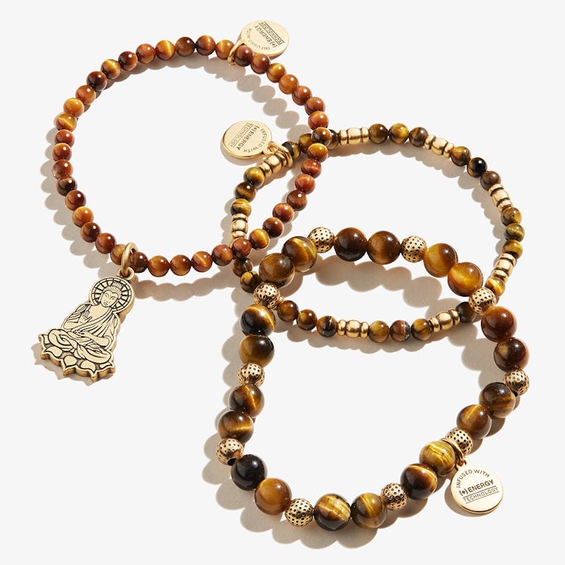 Buddha Beaded Stretch Bracelets, Set of 3