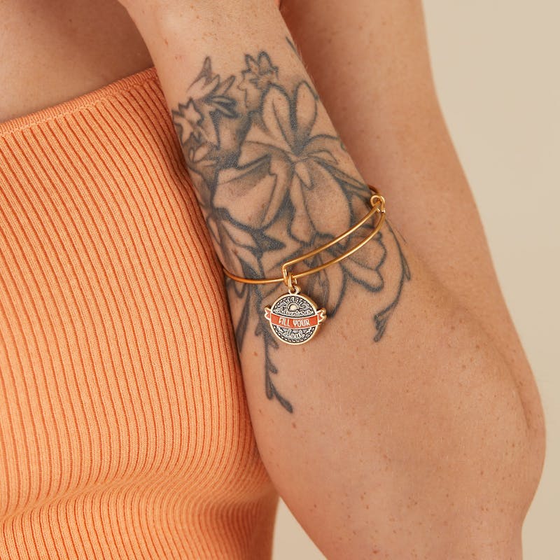 'Adventures Fill Your Soul' Charm Bangle