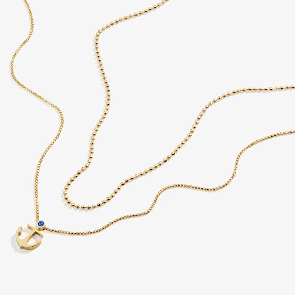 Anchor of the Sea Layered Necklace Set