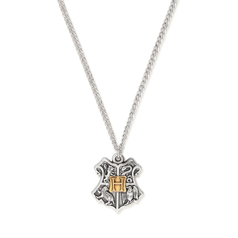 Harry Potter™ Hogwarts™ Charm Necklace, Two Tone