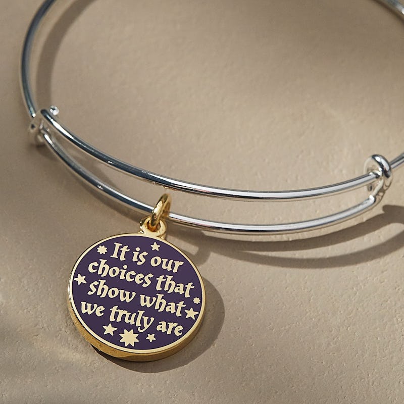 Alex and ani harry potter bracelet happiness can be found Harry Potter It S Our Choices Charm Bangle