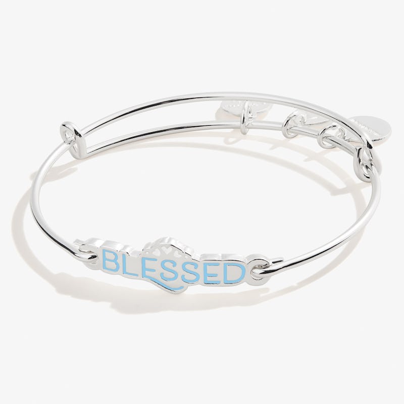 'Blessed' Inline Bangle Bracelet