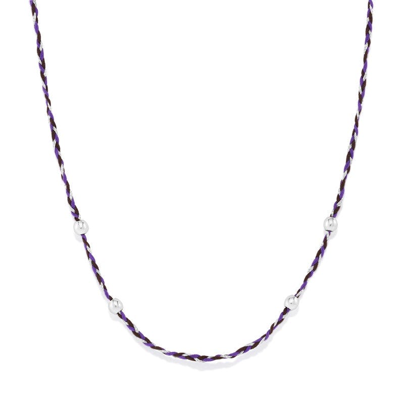 Purple Precious Threads Necklace