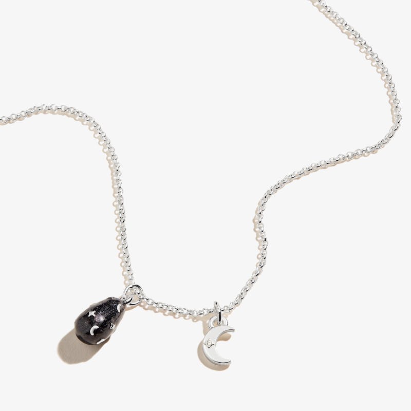 Celestial Moon Duo Charm Necklace