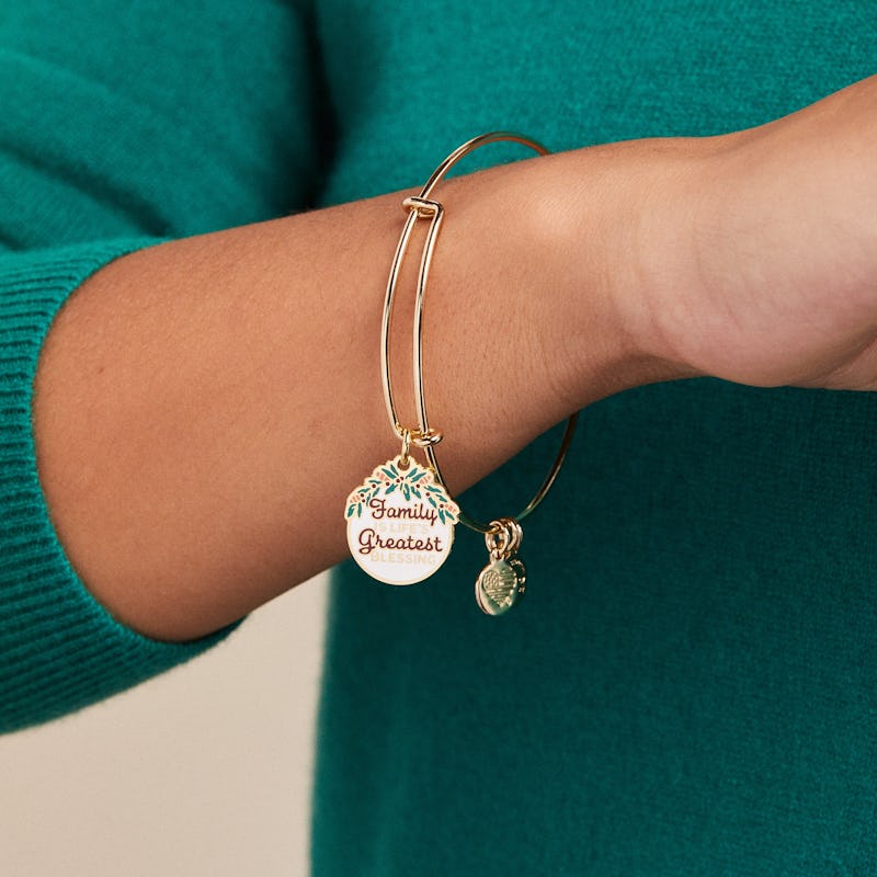 'Family is Life's Greatest Blessing' Charm Bangle