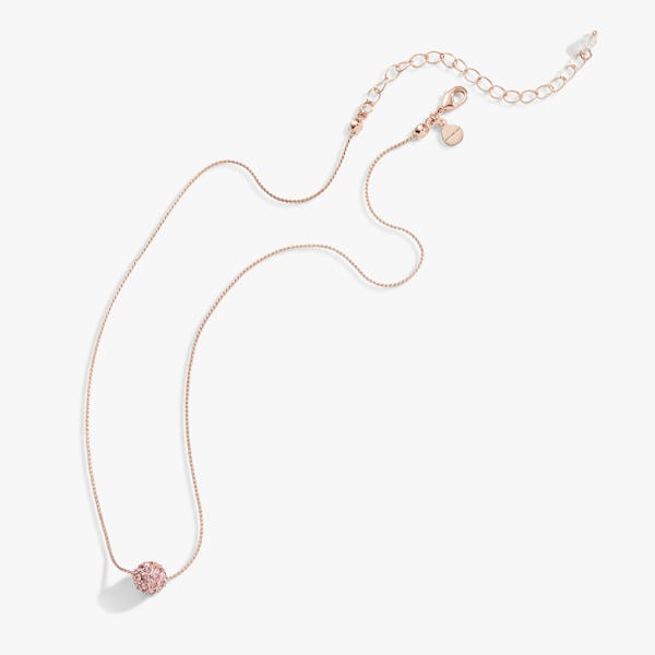 Fireball Necklace, Pink