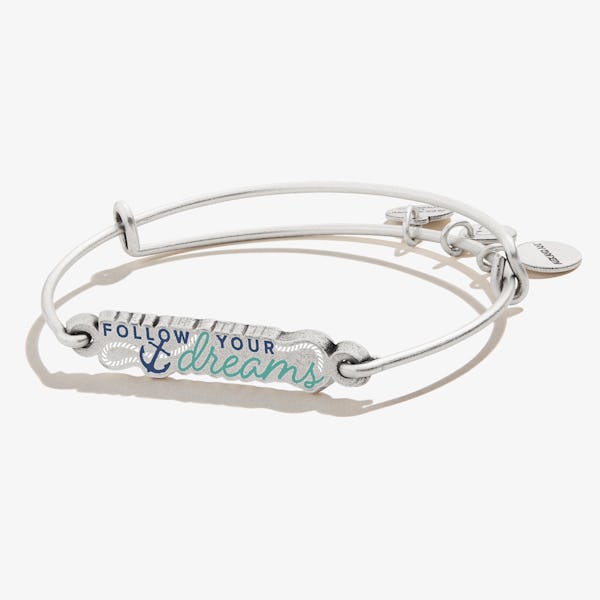 'Follow Your Dreams' Inline Charm Bangle