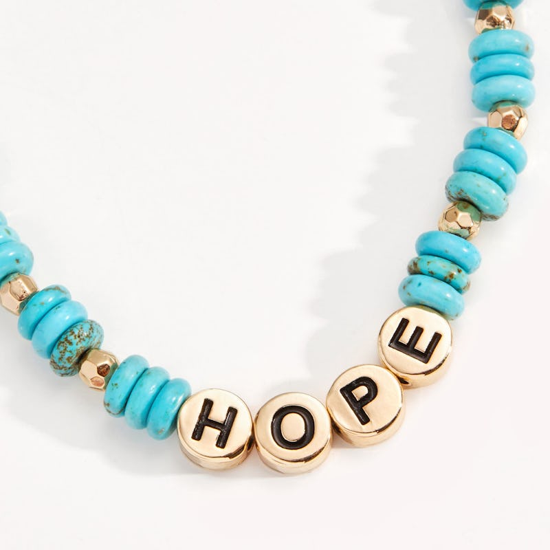 'Hope' Turquoise Stretch Bracelet