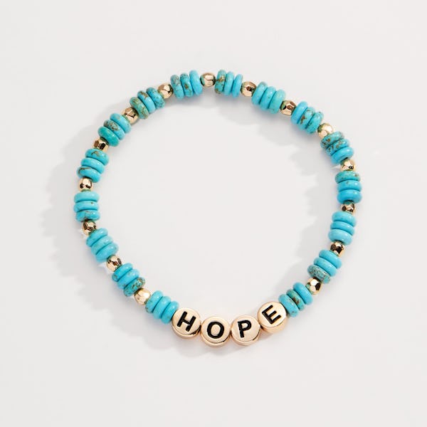 'Hope' Turquoise Stretch Bracelet