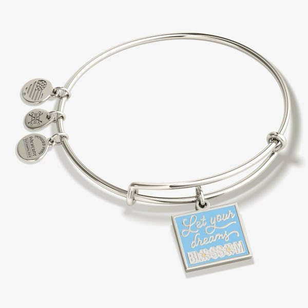 'Let Your Dreams Blossom' Charm Bangle