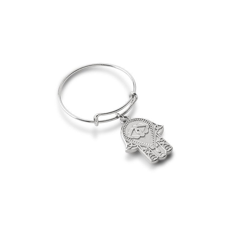 Hamsa Wire Ring, Expandable