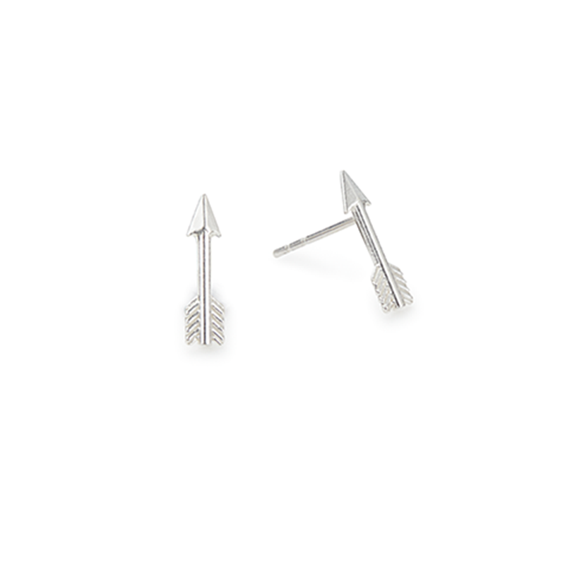 Arrow Stud Earrings, .925 Sterling Silver, Alex and Ani
