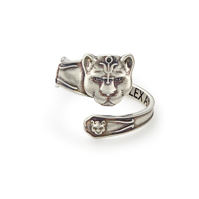 Panther Spoon Ring