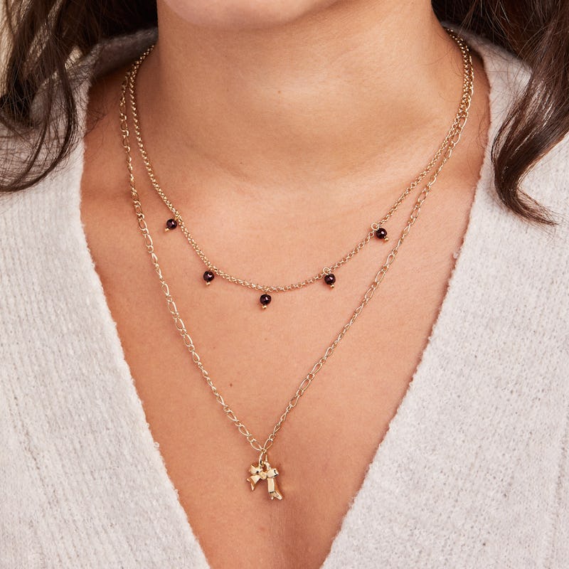 Promise Bow Layered Necklace