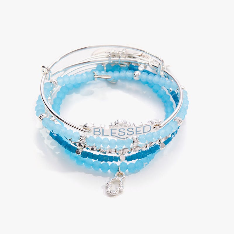 Protected and Blessed Charm Bangles, Set of 5