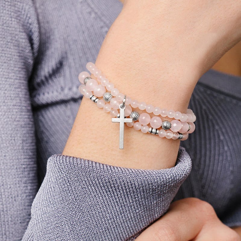 Cross Stretch Bracelets, Set of 3