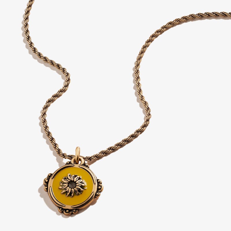 Token of Adoration Sunflower Charm Necklace