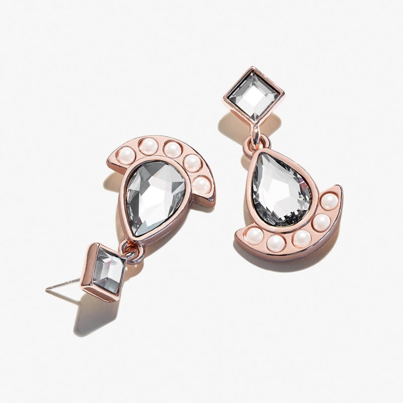Pearl + Crystal Earrings