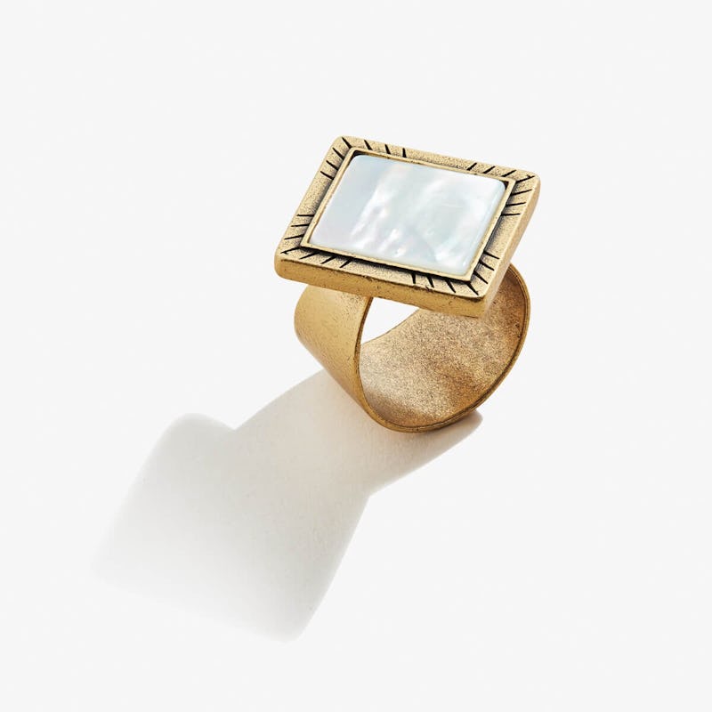 Mother of Pearl Cocktail Ring
